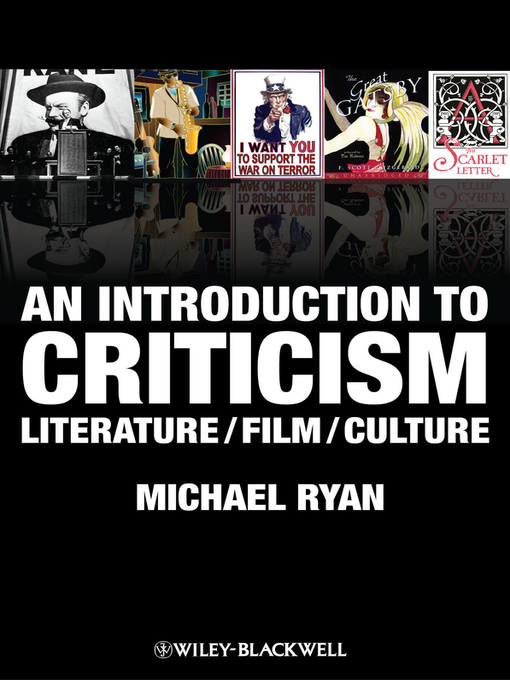 Title details for An Introduction to Criticism by Michael Ryan - Available